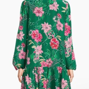 NWT Lilly Pulitzer Evaline Floral Silk Dress
